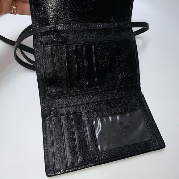 Brighton Leather Long Wallet on Chain Brown - Picture 5 of 12